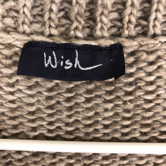 Wish Knit Wool Blend Sweater Size L - Picture 4 of 5